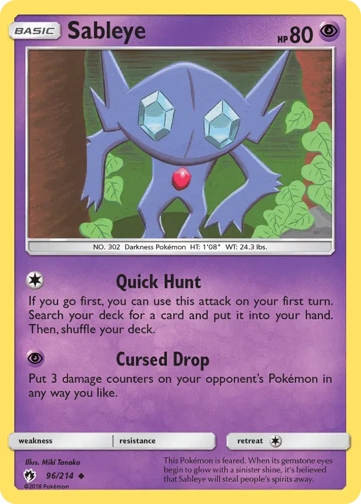 Sableye Lost Thunder 96