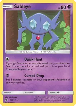 Sableye Lost Thunder