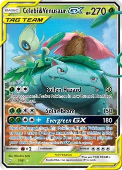 Celebi & Venusaur-GX Team Up