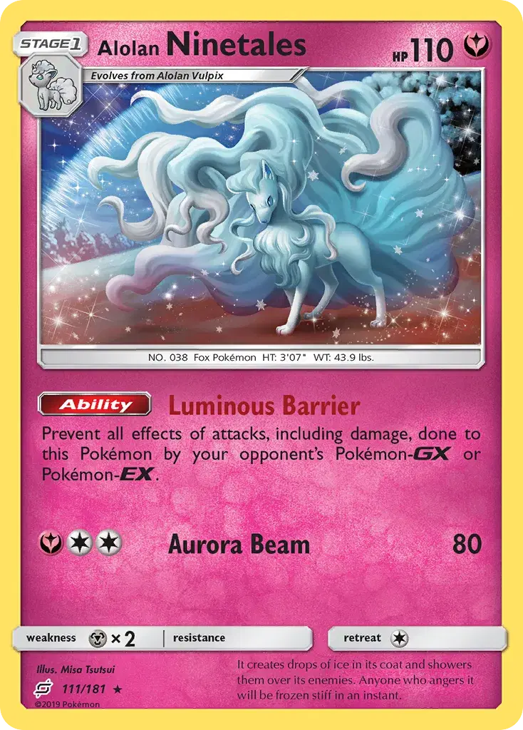 Alolan Ninetales Team Up 111