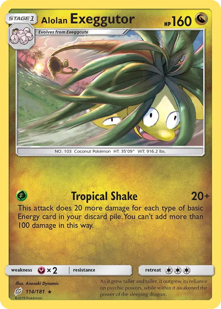 Alolan Exeggutor Team Up 114