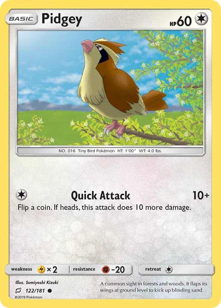Pidgey Team Up 122