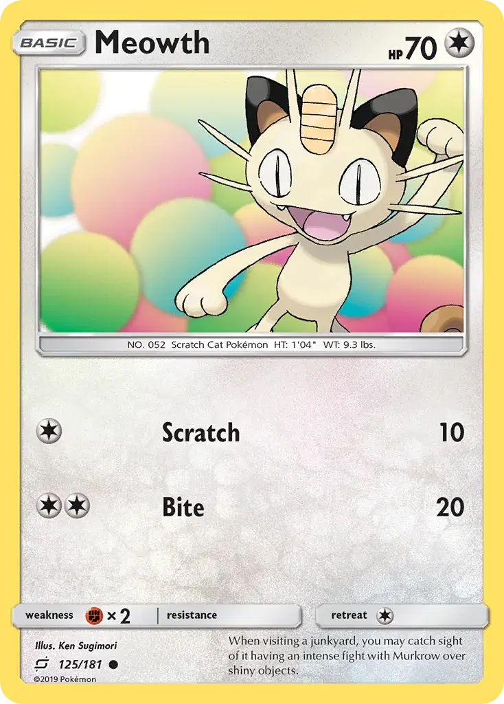 Meowth Team Up 125