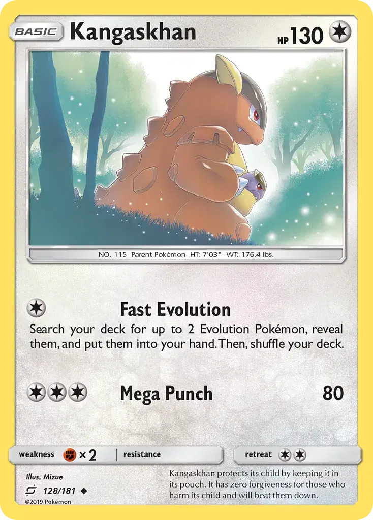 Kangaskhan Team Up 128