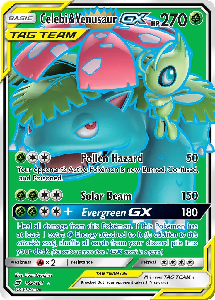 Celebi & Venusaur-GX Team Up 159