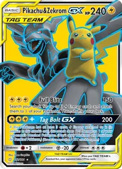 Pikachu & Zekrom-GX Team Up