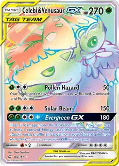 Celebi & Venusaur-GX Team Up