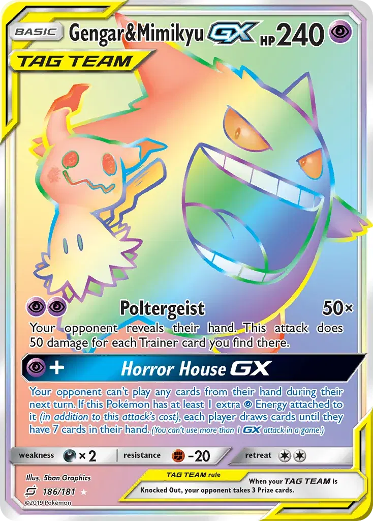Gengar & Mimikyu-GX Team Up 186