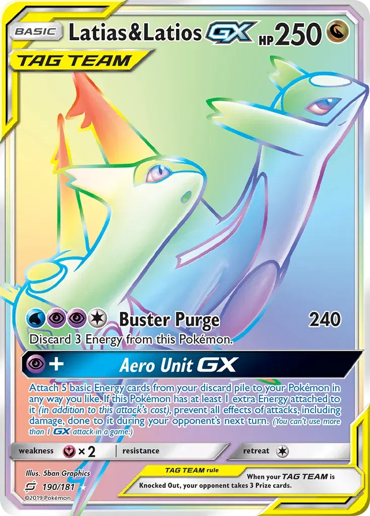 Latias & Latios-GX Team Up 190
