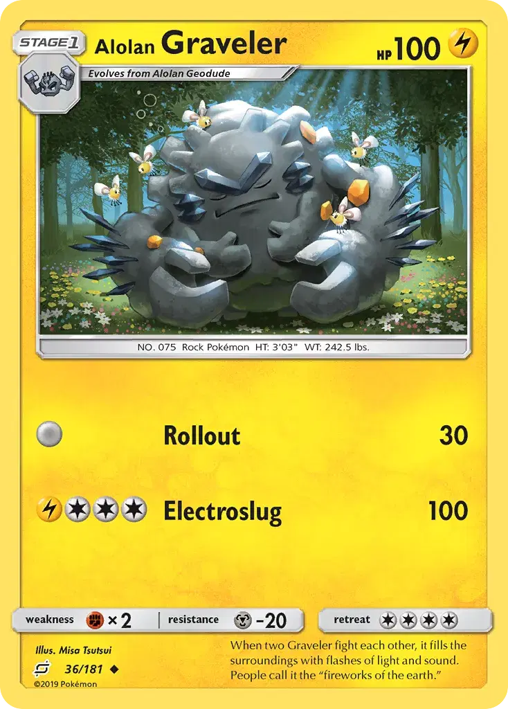 Alolan Graveler Team Up 36