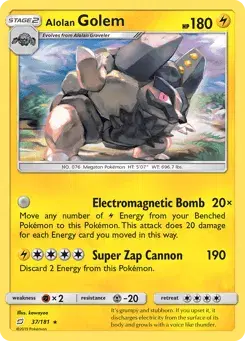 Alolan Golem Team Up