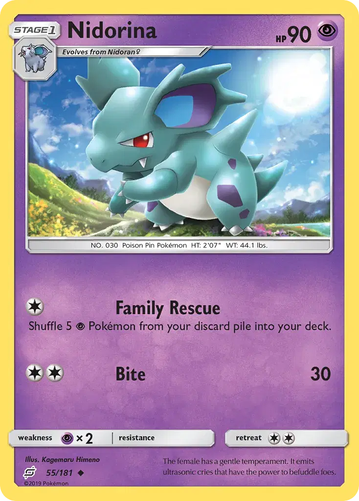 Nidorina Team Up 55
