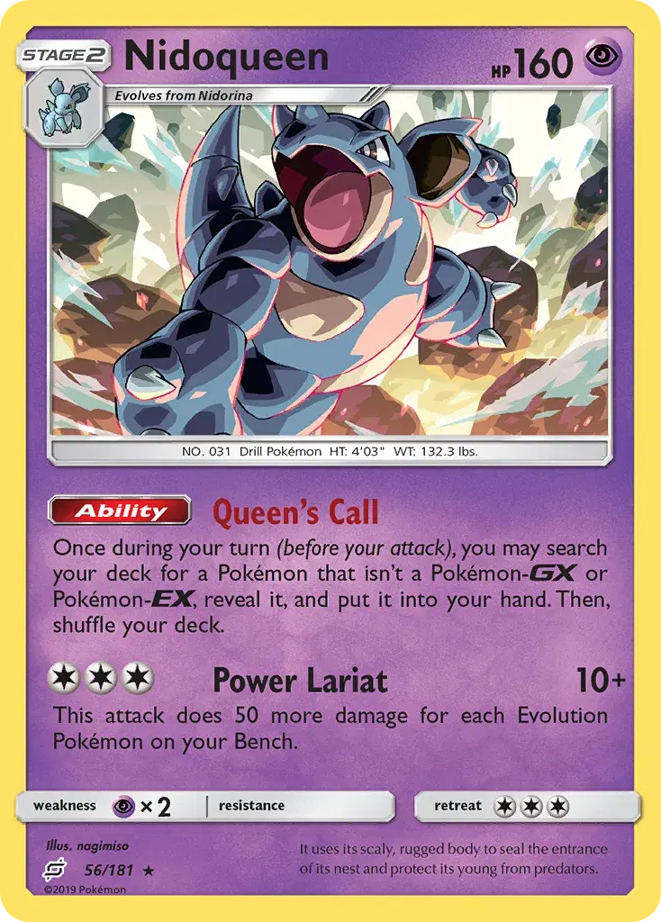 Nidoqueen Team Up 56