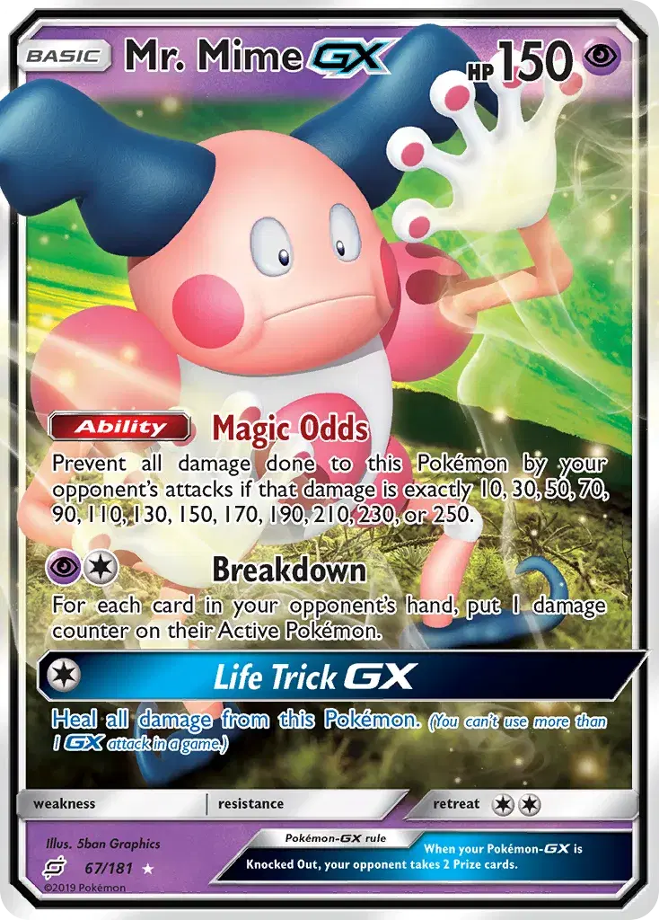 Mr. Mime-GX Team Up 67