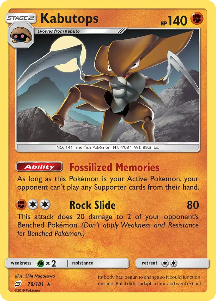 Kabutops Team Up 78