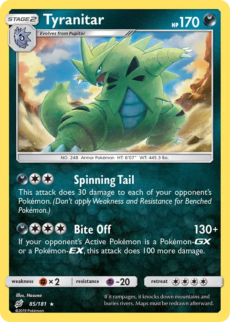 Tyranitar Team Up 85