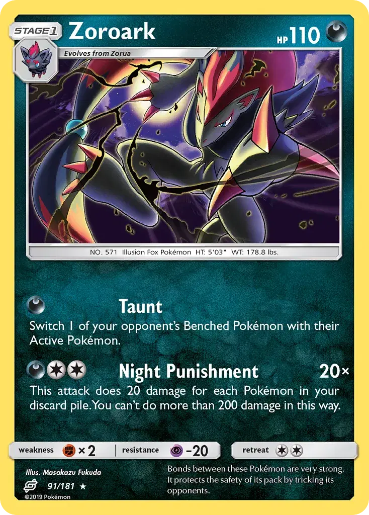 Zoroark Team Up 91