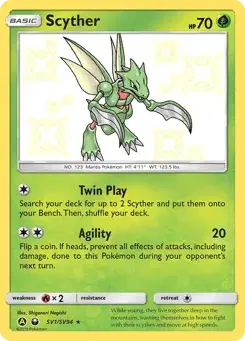 Scyther Hidden Fates Shiny Vault