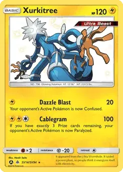 Xurkitree Hidden Fates Shiny Vault