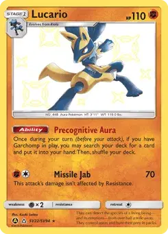 Lucario Hidden Fates Shiny Vault