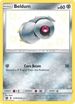 Beldum Hidden Fates Shiny Vault