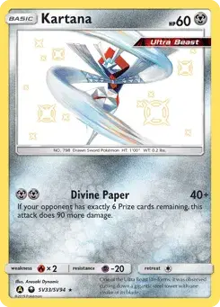 Kartana Hidden Fates Shiny Vault