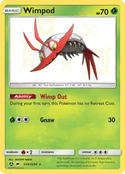 Wimpod Hidden Fates Shiny Vault