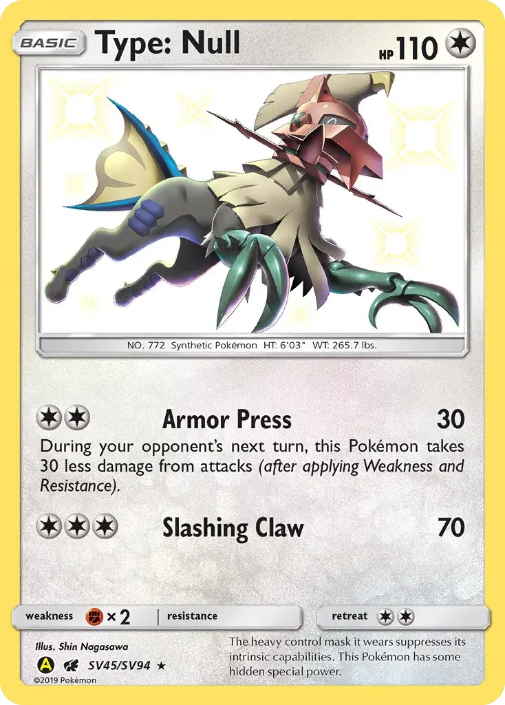 Type: Null Hidden Fates Shiny Vault SV45