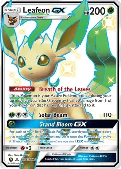Leafeon-GX Hidden Fates Shiny Vault
