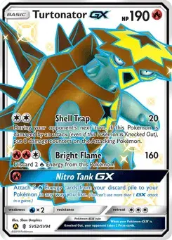 Turtonator-GX Hidden Fates Shiny Vault