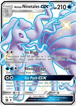 Alolan Ninetales-GX Hidden Fates Shiny Vault