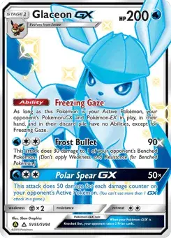 Glaceon-GX Hidden Fates Shiny Vault