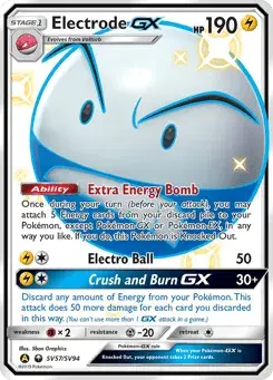 Electrode-GX Hidden Fates Shiny Vault