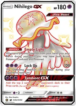 Nihilego-GX Hidden Fates Shiny Vault