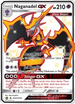 Naganadel-GX Hidden Fates Shiny Vault