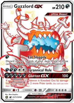 Guzzlord-GX Hidden Fates Shiny Vault