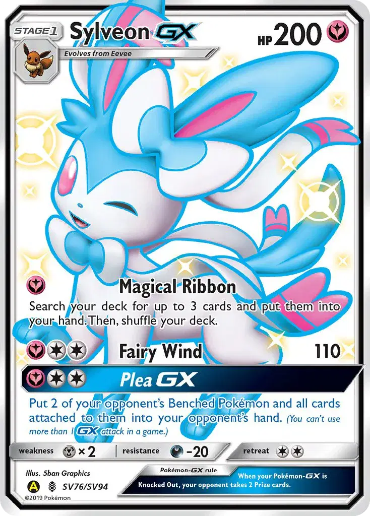 Sylveon-GX Hidden Fates Shiny Vault SV76