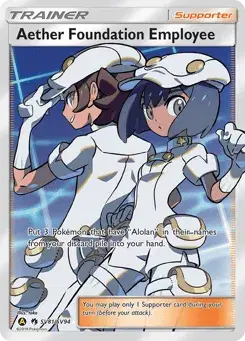 Aether Foundation Employee Hidden Fates Shiny Vault