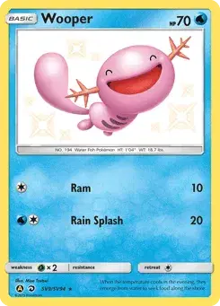Wooper Hidden Fates Shiny Vault