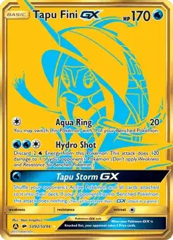 Tapu Fini-GX Hidden Fates Shiny Vault