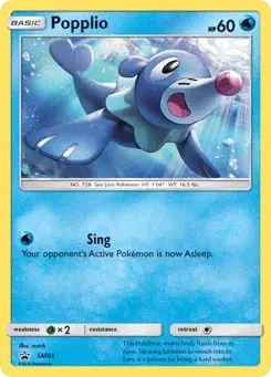 Popplio SM Black Star Promos