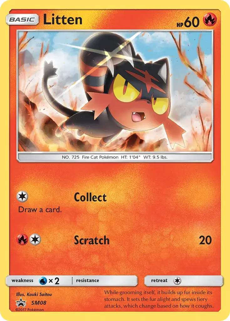 Litten SM Black Star Promos SM08