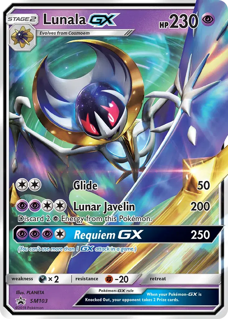 Lunala-GX SM Black Star Promos SM103