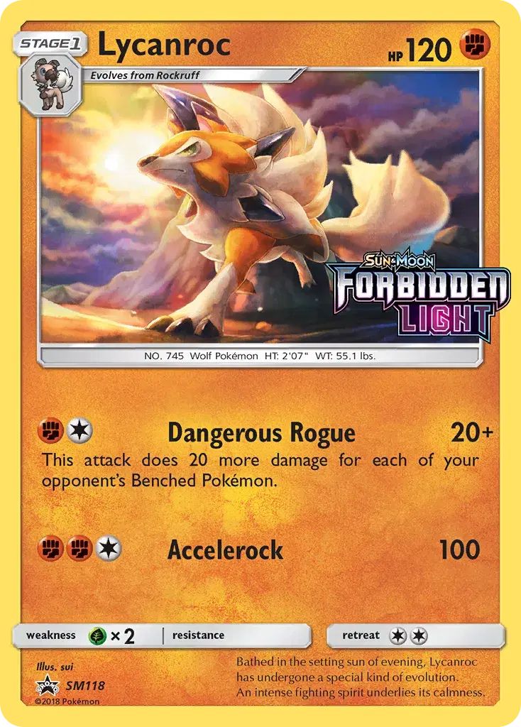 Lycanroc SM Black Star Promos SM118