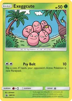 Exeggcute SM Black Star Promos