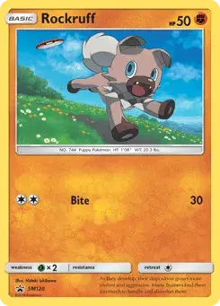 Rockruff SM Black Star Promos