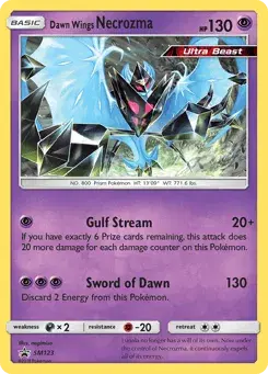 Dawn Wings Necrozma SM Black Star Promos