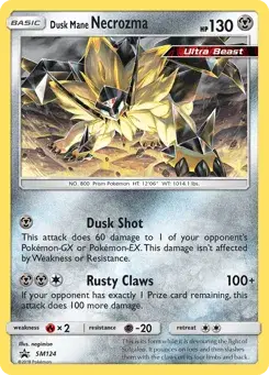 Dusk Mane Necrozma SM Black Star Promos