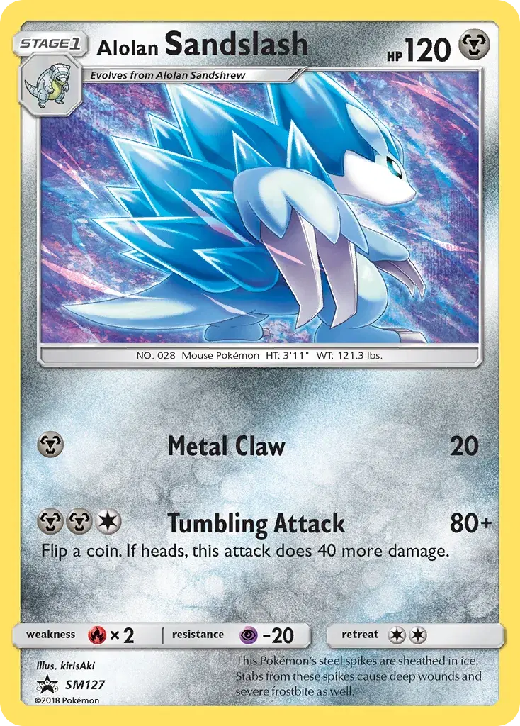 Alolan Sandslash SM Black Star Promos SM127