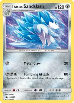 Alolan Sandslash SM Black Star Promos
